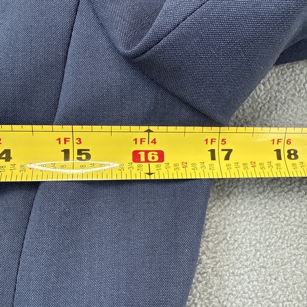 Banana Republic Classic Fit Blue Blazer 2‎ Marzotto Italian Wool Blend Workwear - Picture 9 of 16